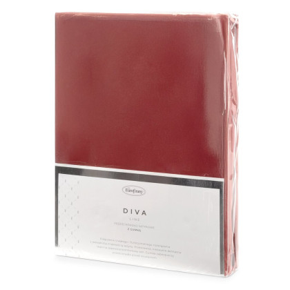 Prestieradlo 100x200 / 25 cm DINA z bavlneného saténu - červené Prestieradlo 100x200 / 25 cm DINA z bavlneného saténu - červené